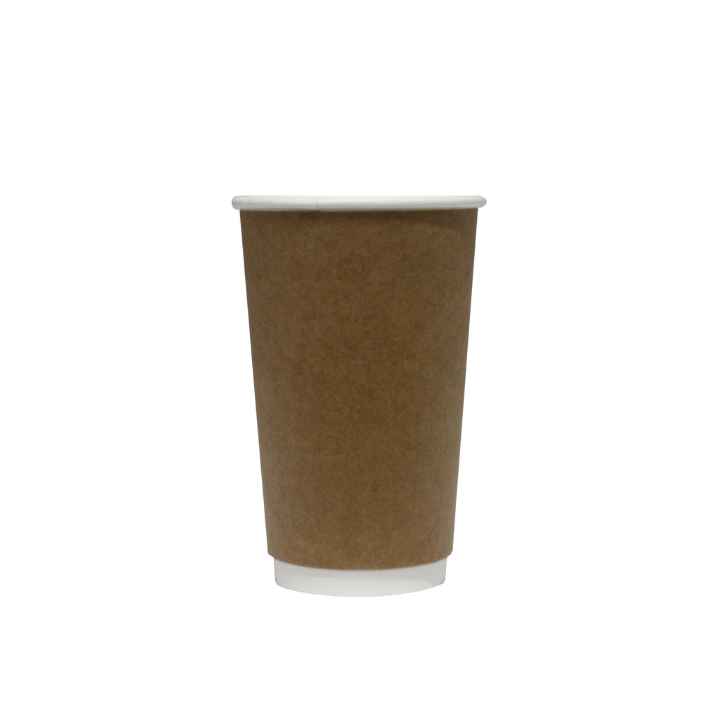 Brown Kraft Double Wall Cup 16oz