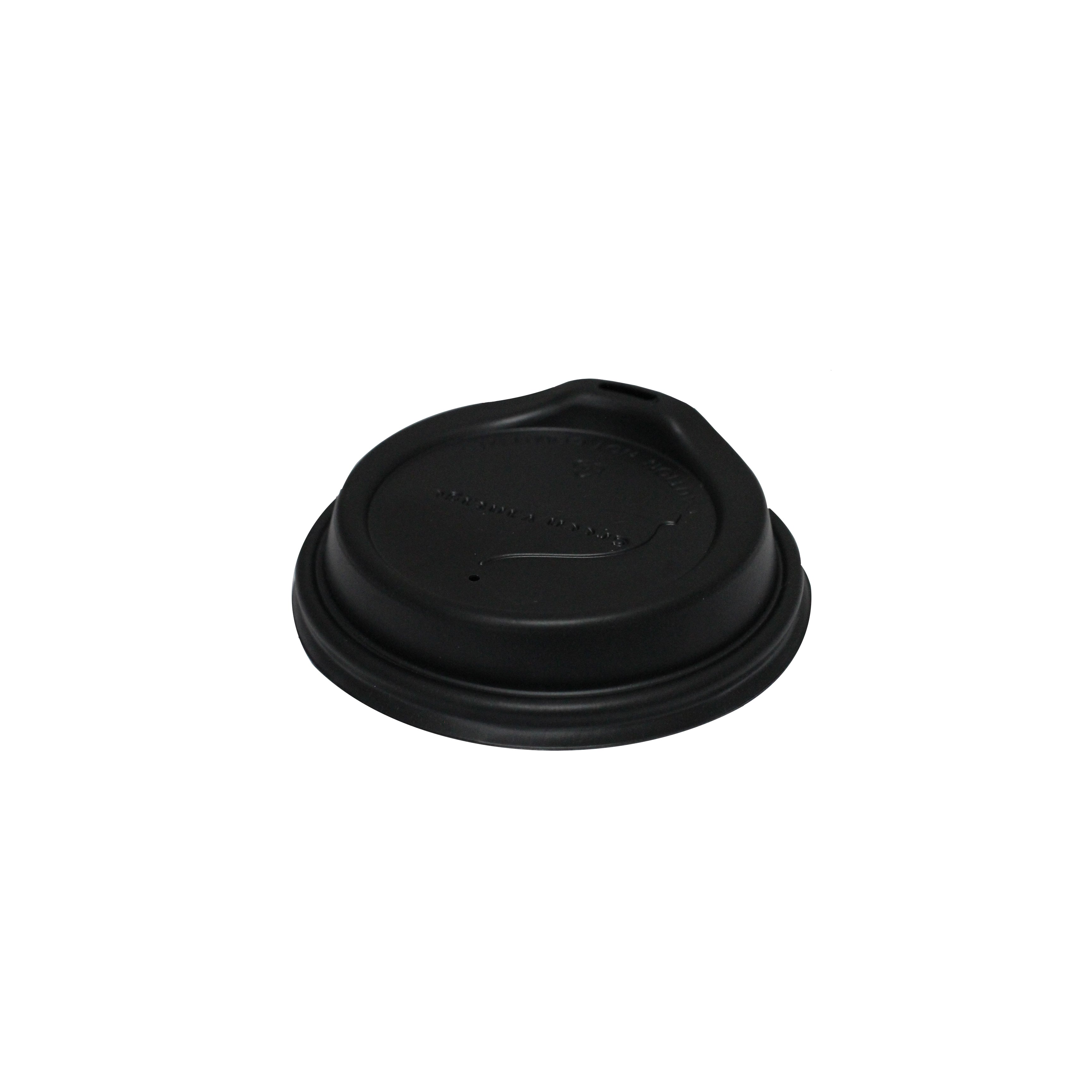 Biodegradable Cup Lid Black 12oz