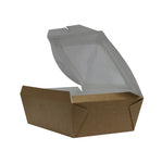 Brown Kraft Lunch Box With Window Large