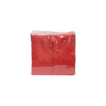 Quilted Dinner Napkin Red GT Fold