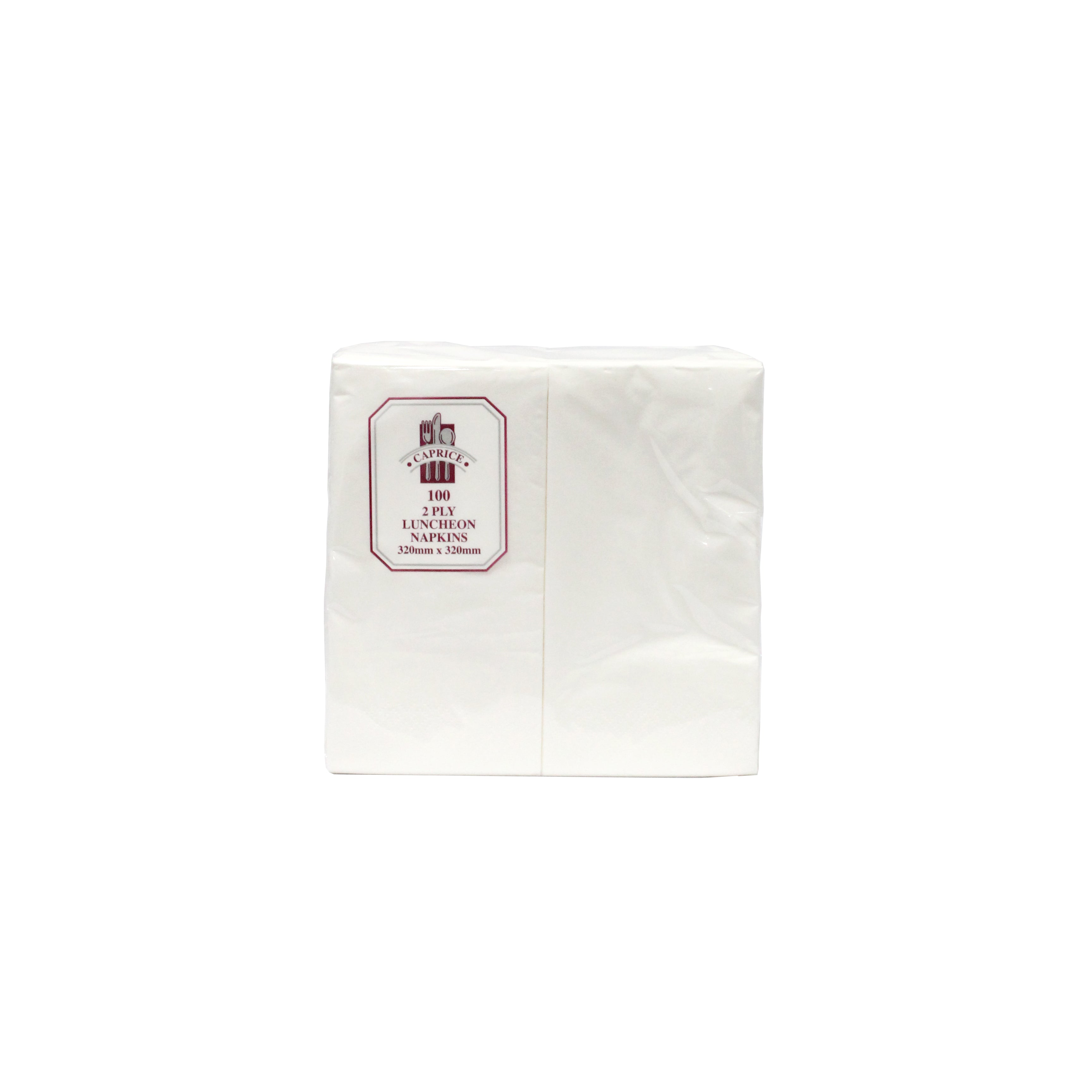 Luncheon Napkins 2PLY GT Fold White