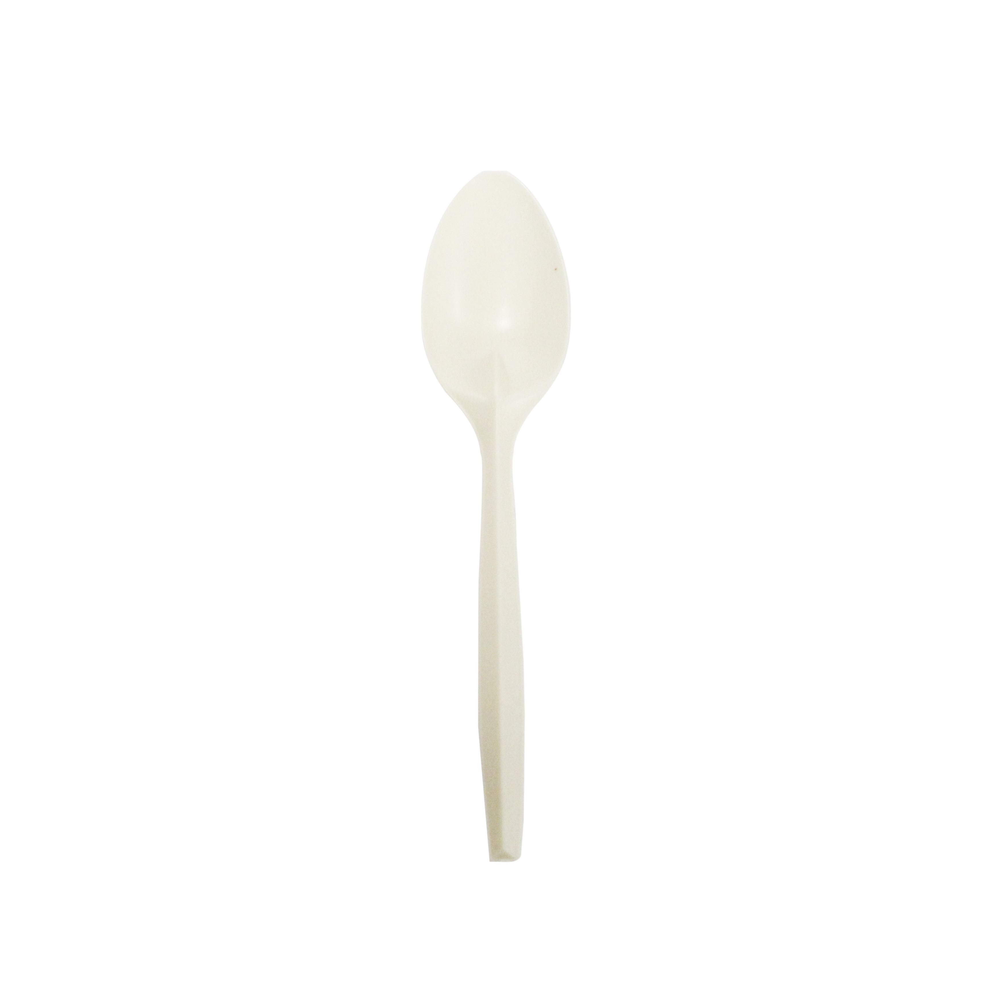 PLA Biodegradable White Plastic Spoon