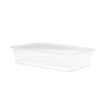 Clear Rectangular G500 Takeaway Container