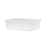 Freezer Grade Rectangular T750 Takeaway Container Clear